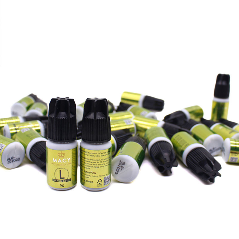 MACY L Black Glue Fast Drying False Eyelash Strong Adhesive Korea