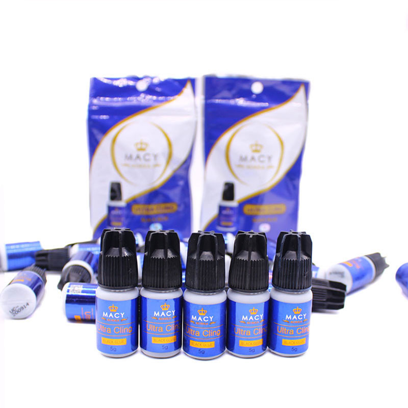 MACY Ultra Cling Black Glue False Eyelash Extension Lash Lift Profesional