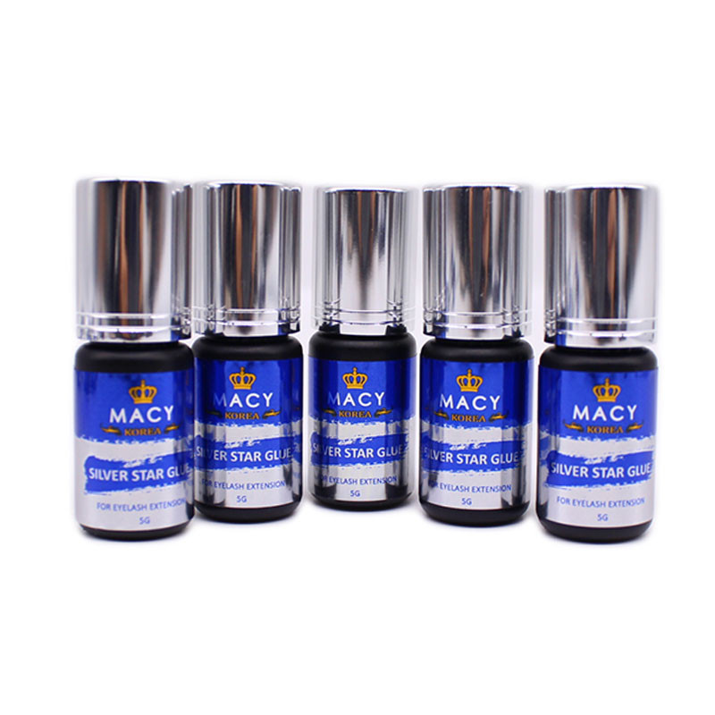 MACY Silver Star Glue For Eyelash Extension Powerful Lash Adhesive