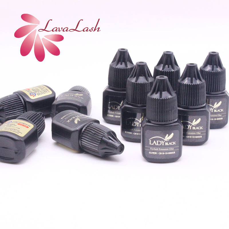 Lady Black Glue Fast Dry for Eyelash Extensions Low Irritation