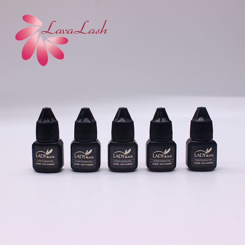 Lady Black Glue Fast Dry for Eyelash Extensions Low Irritation